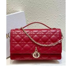 Replica Borsa Dior My Dior con Maniglia Rossa Imitazioni Falso