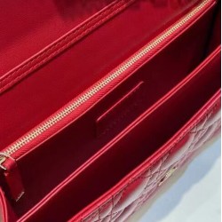 Replica Borsa Dior My Dior con Maniglia Rossa Imitazioni Falso