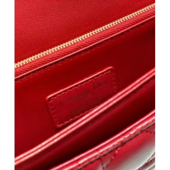 Replica Borsa Dior My Dior con Maniglia Rossa Imitazioni Falso