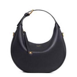 Borsa Hobo Celine Teen Celine Lulu replica Celine in pelle di vitello granata 120723 Nero/Crema Imitazione
