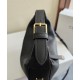 Borsa Hobo Celine Teen Celine Lulu replica Celine in pelle di vitello granata 120723 Nero/Crema Imitazione
