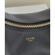 Borsa Hobo Celine Teen Celine Lulu replica Celine in pelle di vitello granata 120723 Nero/Crema Imitazione