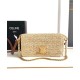 Borsa Celine Multipochette Rafia replica Celine 10M432 Caffè Imitazione