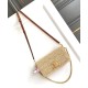 Borsa Celine Multipochette Rafia replica Celine 10M432 Caffè Imitazione