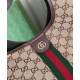 Borsa tote Gucci Giglio grande replica 853971 caffè/blu Imitazione