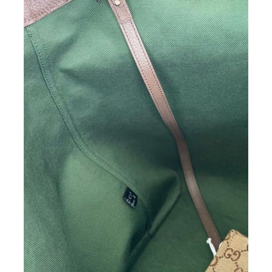 Borsa tote Gucci Giglio grande replica 853971 caffè/blu Imitazione