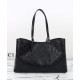 Replica Borsa tote grande Gucci GG Emblem imitazione 815213 Nero Imitazioni Falso