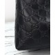 Replica Borsa tote grande Gucci GG Emblem imitazione 815213 Nero Imitazioni Falso