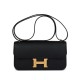 Replica Borsa Hermès Constance Elan Long Clutch Etoupe Epsom Nera Imitazioni Falso