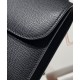 Replica Borsa Hermès Constance Elan Long Clutch Etoupe Epsom Nera Imitazioni Falso