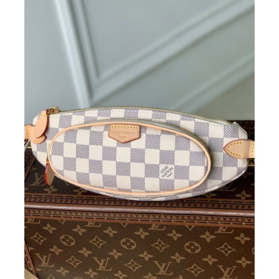 Borsa Keepit Louis Vuitton Replica N00230 Bianca Imitazione