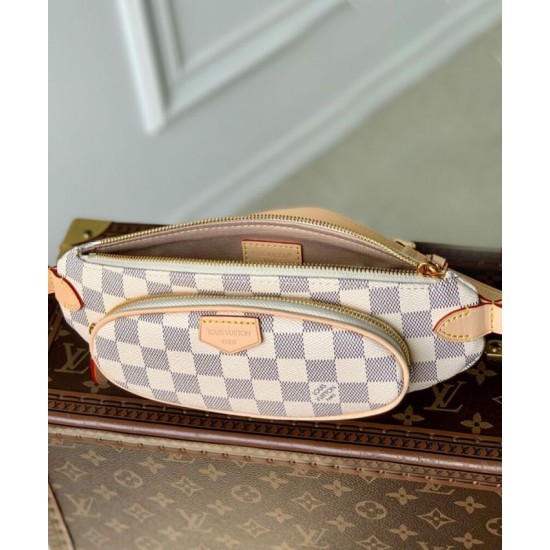 Borsa Keepit Louis Vuitton Replica N00230 Bianca Imitazione