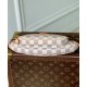 Borsa Keepit Louis Vuitton Replica N00230 Bianca Imitazione