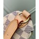 Borsa Keepit Louis Vuitton Replica N00230 Bianca Imitazione