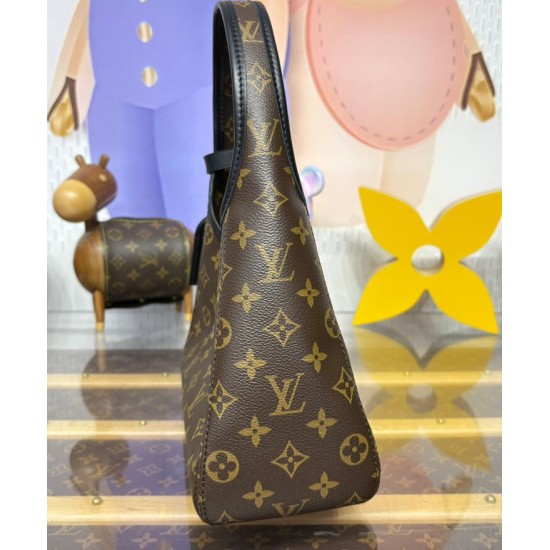 Borsa Louis Vuitton The Drop PM Replica M12940 Marrone Imitazione