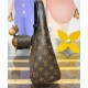 Borsa Louis Vuitton The Drop PM Replica M12940 Marrone Imitazione