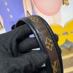 Borsa Louis Vuitton The Drop PM Replica M12940 Marrone Imitazione