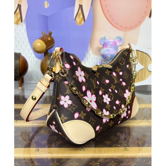 Borsa Louis Vuitton LV x TM Boulogne PM Replica M13265 Marrone Imitazione