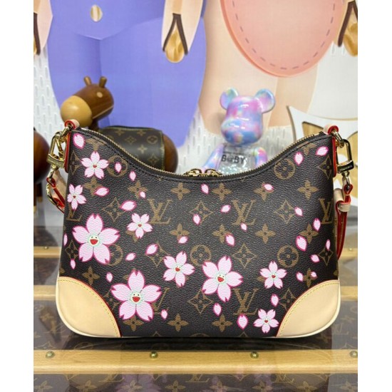 Borsa Louis Vuitton LV x TM Boulogne PM Replica M13265 Marrone Imitazione
