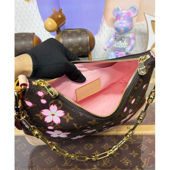 Borsa Louis Vuitton LV x TM Boulogne PM Replica M13265 Marrone Imitazione
