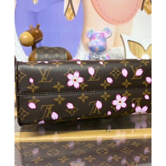 Borsa Louis Vuitton LV x TM OnTheGo PM Replica M13269 Marrone Imitazione