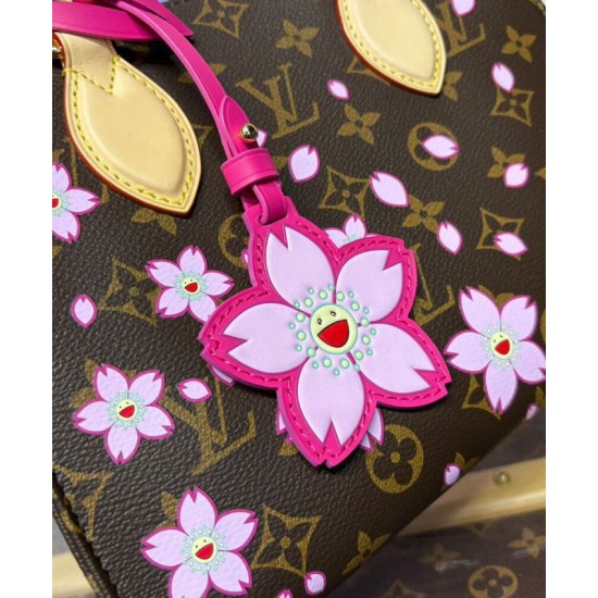 Borsa Louis Vuitton LV x TM OnTheGo PM Replica M13269 Marrone Imitazione