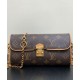 Replica Portafoglio Pochette Camille Louis Vuitton Replica M13566 Marrone Imitazione