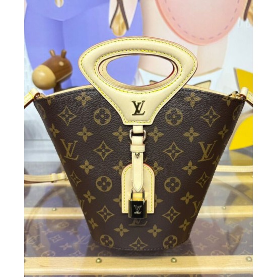 Borsa Louis Vuitton Rivage BB Replica M14680 Marrone Imitazione Borsa Louis Vuitton Rivage BB Replica M14680 Marrone Imitazione