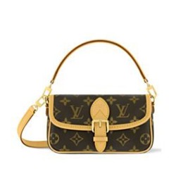 Borsa Nano Diane Louis Vuitton Replica M83298 Marrone Imitazione