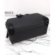 Borsa da viaggio Gucci GG Emblem grande Replica Gucci 821158 Nero Imitazione