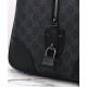 Borsa da viaggio Gucci GG Emblem grande Replica Gucci 821158 Nero Imitazione