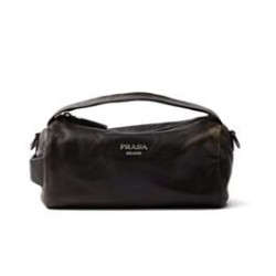 Borsa a tracolla Prada Nappa Replica 2VH188 Caffè scuro Imitazione