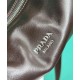 Borsa a tracolla Prada Nappa Replica 2VH188 Caffè scuro Imitazione