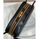 Replica Borsa a tracolla Prada Swing Smooth 1BC249 Nero Imitazione