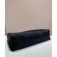 Borsa a tracolla Prada Mariner grande Re-Nylon Replica 1BC244 Nero/Caffè Imitazione