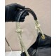 Borsa a tracolla Prada Mariner grande Re-Nylon Replica 1BC244 Nero/Caffè Imitazione