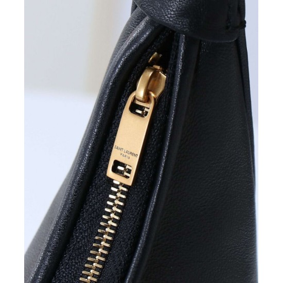 Replica Borsa a hobo YSL Saint Laurent Calypso Mini scollatura profonda nera Imitazione