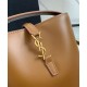 Replica Borsa a hobo YSL Saint Laurent Le 37 Mini Shiny 765870 Caffè Imitazioni Falso
