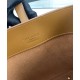 Replica Borsa a hobo YSL Saint Laurent Le 37 Mini Shiny 765870 Caffè Imitazioni Falso