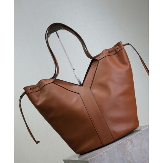 Replica Borsa a hobo YSL Saint Laurent Y Grande 833160 Caffè Imitazione