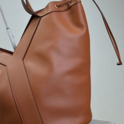 Replica Borsa a hobo YSL Saint Laurent Y Grande 833160 Caffè Imitazione