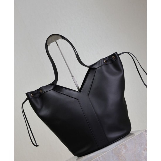 Replica Borsa a hobo YSL Saint Laurent Y Grande 833160 Nero Imitazioni Falso