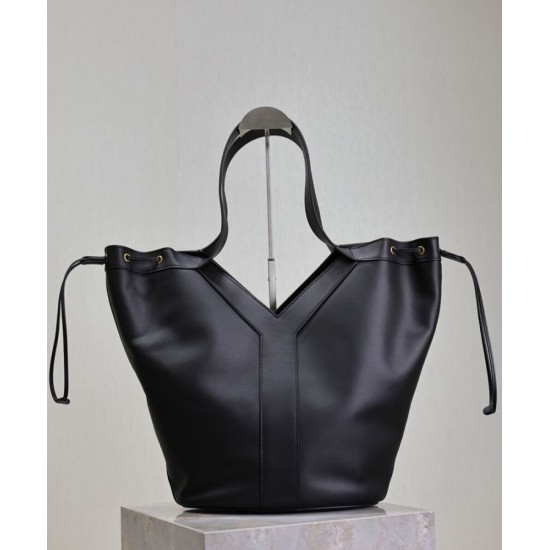 Replica Borsa a hobo YSL Saint Laurent Y Grande 833160 Nero Imitazioni Falso