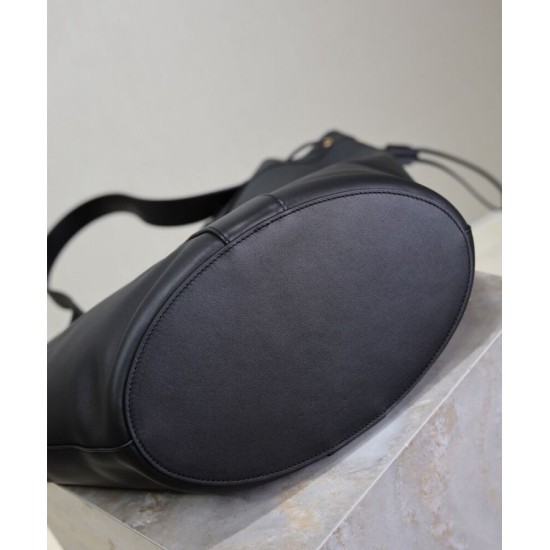 Replica Borsa a hobo YSL Saint Laurent Y Grande 833160 Nero Imitazioni Falso