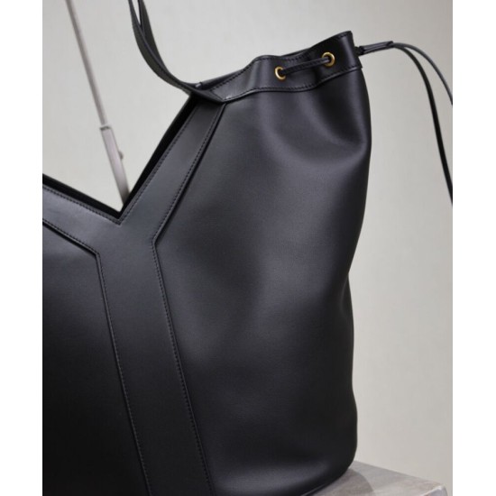 Replica Borsa a hobo YSL Saint Laurent Y Grande 833160 Nero Imitazioni Falso