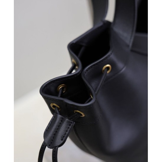 Replica Borsa a hobo YSL Saint Laurent Y Grande 833160 Nero Imitazioni Falso
