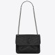 Replica Borsa vintage YSL Saint Laurent Niki Baby stropicciata nera Imitazioni Falso