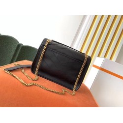 Borsa vintage YSL Saint Laurent Niki Baby replica nera Imitazione