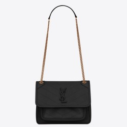 Borsa vintage YSL Saint Laurent Niki Baby replica nera Imitazione