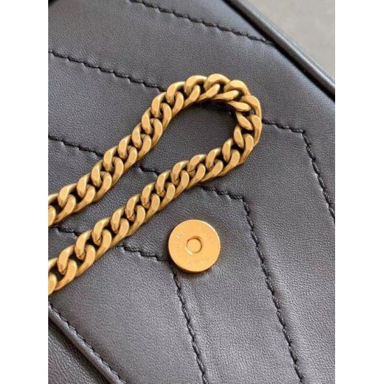 Borsa vintage YSL Saint Laurent Niki Baby replica nera Imitazione